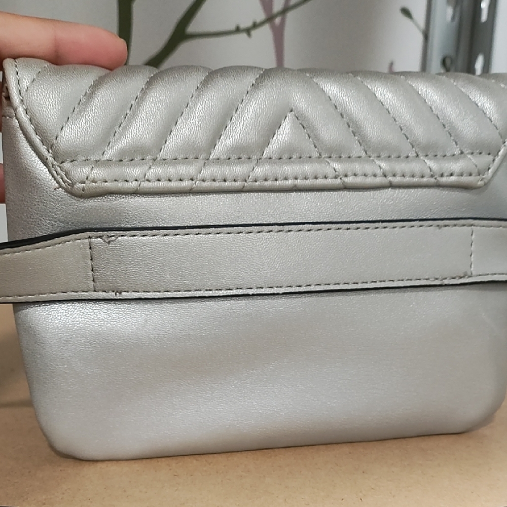 Silver Quilted Belt Bag - Picture 3 of 11